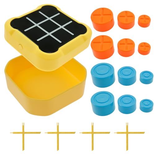 Elektronisches Brettspiel wiederaufladbare Handheld -Puzzle -Spielkonsole tragbare Kinder Reisespielzeug für Kinder über 3 Jahre altes Geschenk(gelb) von VAVPUP