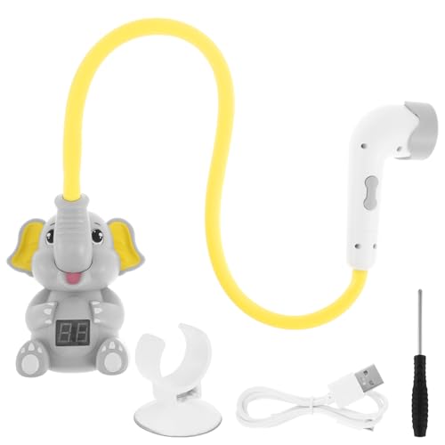 VAVPUP Duschkopf für Babybadewanne,Sicher intelligent Steuerbar Elefanten-Wasserpumpe Verstellbar,Duschkopf für Babybadespielzeug,Wasserdichter Silikon Duschkopf für Babybadezimmer VAVPUP Duschkopf für Babybadewanne,Sicher intelligent Steuerbar Elefanten-Wasserpumpe Verstellbar,Duschkopf für Babybadespielzeug,Wasserdichter Silikon Duschkopf für Babybadezimmer von VAVPUP