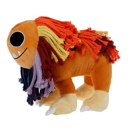 VAVPUP Kuscheltier,Plüsch Löwe,23 cm Groß Farbenfroher Löwe,Weich Kuschelig Plüschtier Spielzeugpuppe,Geschenk für Kinder, Fans und Spieler(A) von VAVPUP