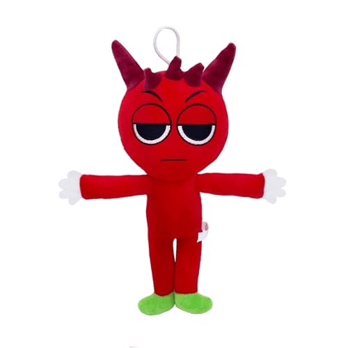 VAWcornic Sprunki Plush Toy, 25 cm 10" Sprunki Plushies Kuscheltier, Sprunki Plush für Jungen Mädchen Kinder Fans Geburtstag Geschenk von VAWcornic
