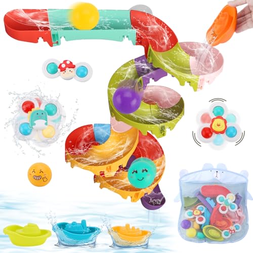 VBACALA 45 PCS Badewannenspielzeug Kinder,Badespielzeug,DIY Kugelbahn Badewannen Spielzeug ab 1 2 3 Jahre,Wasserspielzeug Saugnäpfe,Kugeln,Boote,Saugnapf Spinner,aufbewahrung,Geschenk Mädchen Junge VBACALA 45 PCS Badewannenspielzeug Kinder,Badespielzeug,DIY Kugelbahn Badewannen Spielzeug ab 1 2 3 Jahre,Wasserspielzeug Saugnäpfe,Kugeln,Boote,Saugnapf Spinner,aufbewahrung,Geschenk Mädchen Junge von VBACALA