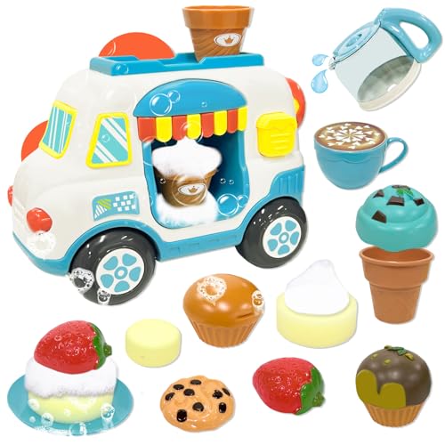 VBACALA Badewannenspielzeug,Badespielzeug ab 3 Jahre,Eiswagen Schaummaschine Badewanne,Eiscreme&Nachmittagstee-Förmchen Kinder Badewanne Spielzeug,Wasser Spielzeug Geschenke für Jungen Mädchen VBACALA Badewannenspielzeug,Badespielzeug ab 3 Jahre,Eiswagen Schaummaschine Badewanne,Eiscreme&Nachmittagstee-Förmchen Kinder Badewanne Spielzeug,Wasser Spielzeug Geschenke für Jungen Mädchen von VBACALA