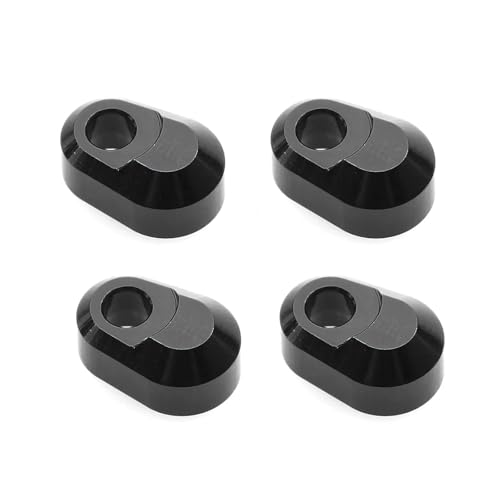 RC Autozubehör Kompatibel mit TRAXXAS für X-MAXX 6S 8S für XRT 8S für MAXX 1/5 1/6 1/10 RC Autoteile Zubehör 4 Stück Metall Aufhängung Pin Retainer (Schwarz) von VBCERSDZ