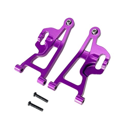RC Ersatzteil für MJX für Hyper Go 1/14 14209 14210 H14BM Fernbedienung, RC-Auto-Upgrade, Metallteile, Modifikation, Vorderarm-Upgrade-Teil, Zubehör (lila) von VBCERSDZ