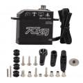 VBESTLIFE 70KG Digital Servo Hand & Handgelenk Hosenträger für SCX10 1/8 1/10 RC Auto IP67 Wasserdicht Lenkung Servomarm, Hand & Finger Unterstützt von VBESTLIFE