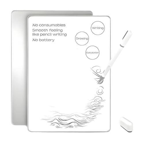 VBESTLIFE LCD -Schreibtablette, Glattes Schreiben Magnetischer Zeichenkissen mit Radiergummi, für Schüler, Metall Eye Protection LCD -Schreibscheibe von VBESTLIFE