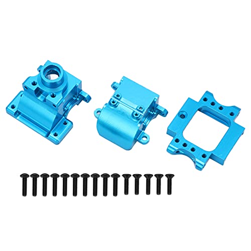 VBESTLIFE RC-Auto-Getriebe-Aluminiumlegierungsteile, RC-Getriebe-Upgrades mit Schraubensatz für HSP 94122 94177 94188 1/10 RC-Auto-Upgrade(Blau) von VBESTLIFE
