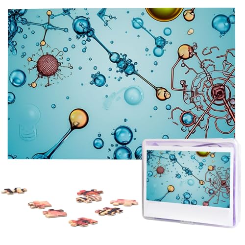Puzzle für Erwachsene, 1000 Teile, Holzpuzzle, moderne Kunst, Puzzle, Abstraktion, Biologie, Chemie, anspruchsvolle Puzzle, individuelles Bild, Puzzle, personalisiertes Fotopuzzle für Geschenk, Puzzle für Erwachsene, 1000 Teile, Holzpuzzle, moderne Kunst, Puzzle, Abstraktion, Biologie, Chemie, anspruchsvolle Puzzle, individuelles Bild, Puzzle, personalisiertes Fotopuzzle für Geschenk, von VBNTY