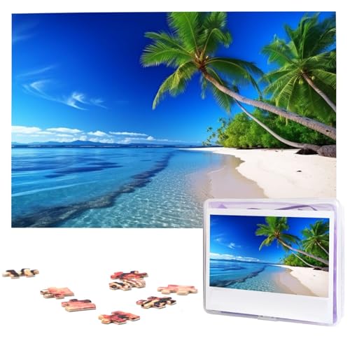 Puzzle für Erwachsene, 1000 Teile, Holzpuzzle, moderne Kunst, Puzzle, blaues Meer, Himmel, Kokosnussbaum, herausfordernde Puzzles, individuelles Bild, Puzzle, personalisiertes Fotopuzzle für Geschenk, Puzzle für Erwachsene, 1000 Teile, Holzpuzzle, moderne Kunst, Puzzle, blaues Meer, Himmel, Kokosnussbaum, herausfordernde Puzzles, individuelles Bild, Puzzle, personalisiertes Fotopuzzle für Geschenk, von VBNTY