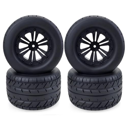 VBNYBA Reifen Kunststoff Räder Kompatibel Mit HPI Für HSP Für Savage Für XS Für TM Für Flux Für ZD Racing Für LRP 10030 Für 1/10 RC Buggy Monster Truck Autoreifen Räder von VBNYBA