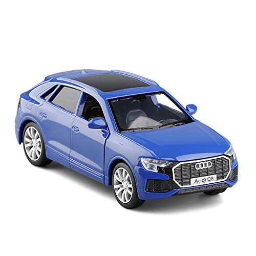 VBOPJHXG Modell Auto Für Audi Q8 SUV-Simulation Metall Zurückziehen, Um Kinderspielzeugauto 1:36 Zu Sammeln Sportwagen Auto Modell (Größe : Taglia unica) von VBOPJHXG