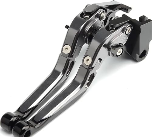 Motorrad Kupplungshebel Für CB650R CBR650R CB CBR 650 R 650R 2019 2020 2021 2022 Motorradbremskupplungshebel Ausziehbar Klappbar Verstellbar(Titanium) von VBVRHAAMZ