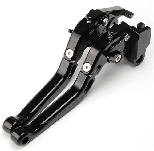 Motorrad Kupplungshebel Für Suzuki GSXR600 GSXR 600 GSX-R600 2004 2005 K4 K5 Motorradbremskupplungshebel Ausziehbar Klappbar Verstellbar(Black) von VBVRHAAMZ