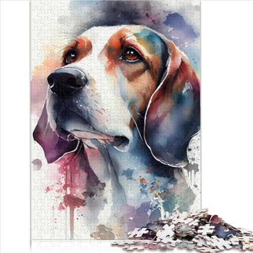 VCHICS Aquarell Puzzle 1000 Teile für Erwachsene und Teenager - Holzpuzzle mit 1000 Stück (75 x 50 cm) - Geschenk für Geburtstag, Weihnachten - Fortgeschrittenes Jigsaw Puzzle von VCHICS