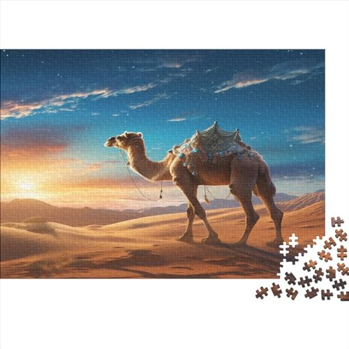 Wüste Boot 1000 Teile Fleißige Tiere Erwachsene Puzzle Lernspiel Wohnkultur Geburtstag Geschicklichkeitsspiel Für Die Ganze Familie Stress Relief 1000pcs (75x50cm) von VCLUST