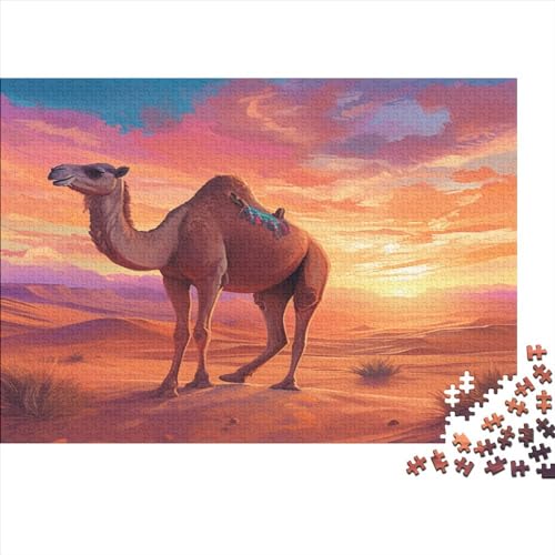 Wüste Boot 1000 Teile Fleißige Tiere Puzzle Für Erwachsene Moderne Wohnkultur Family Challenging Games Geburtstag Lernspiel Stress Relief 1000pcs (75x50cm) von VCLUST