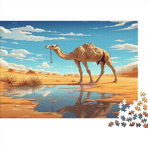 Wüste Boot Erwachsene Puzzle 1000 Teile Fleißige Tiere Wohnkultur Lernspiel Family Challenging Games Geburtstag Entspannung Und Intelligenz 1000pcs (75x50cm) von VCLUST