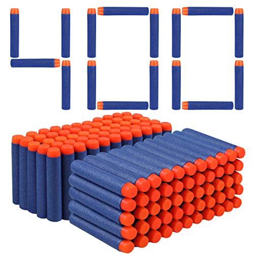 VCOSTORE Nerf Pfeile, 400 Stück Nerf Darts Nerf Munition Pfeile Dart Bullets Refill,Foam Pfeile für N-Strike Elite Blasters Series von VCOSTORE