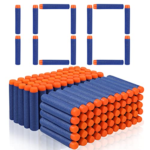 VCOSTORE Nerf Pfeile - 100 Stück Nerf Darts Nerf Munition Pfeile Dart Bullets Refill Darts Foam Pfeile für N-Strike Elite Blasters Series von VCOSTORE