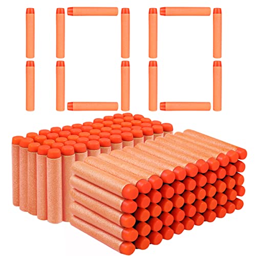 VCOSTORE Nerf Pfeile, 100 Stück Nerf Darts Nerf Munition Pfeile Dart Bullets Refill,Foam Pfeile für N-Strike Elite Blasters Series von VCOSTORE