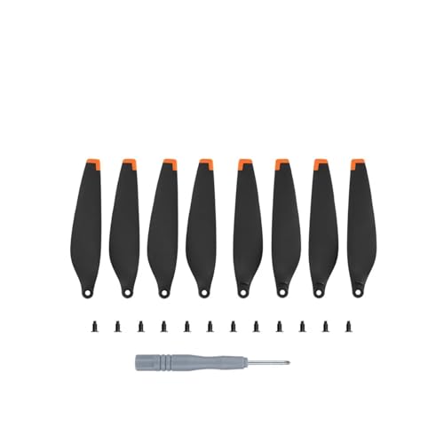8 Stück Kohlefaser-Propeller, kompatibel mit DJI Mini 3/3 Pro, Propellerblätter, Ersatz for leichte Flügelventilatoren, Ersatzteile, Drohnenzubehör(Red) von VDAMTPOGZ