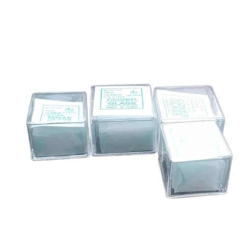 Objektträger und Deckgläser, Deckgläser for Mikroskope, 500 Stück, mehrere quadratische Größen, 0,13–0,17 mm Dicke(18X18MM) von VDCVADKYE