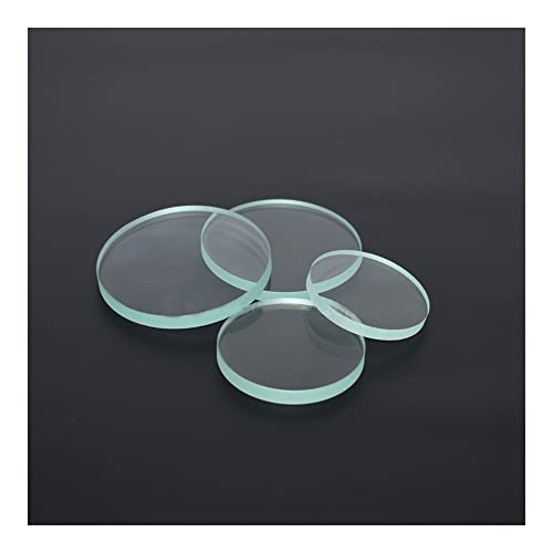 Objektträger und Deckgläser, Mikroskop-Objektträger, gehärtetes Glas, 2 Stück, 5 mm Dicke, 36–50 Durchmesser(36mm) von VDCVADKYE