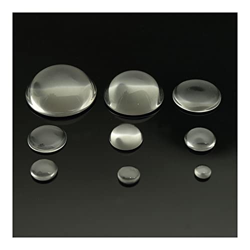 Objektträger und Deckgläser, Mikroskopzubehör, 5er-Pack, plankonvexe Kondensorlinse, Durchmesser 6,40 mm(D30F45H6.9) von VDCVADKYE