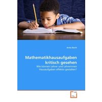 Bachl, A: Mathematikhausaufgaben kritisch gesehen von VDM