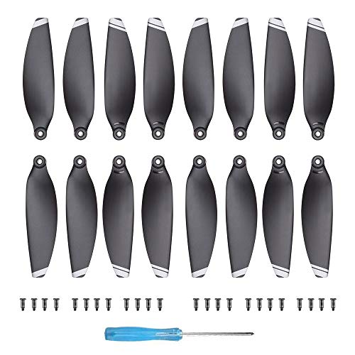 16 Stück Mini 2 Propeller Ersatz geräuscharm und Schnellwechselblätter Requisiten kompatibel mit DJI Mini 2 / Mini SE / Mini 2 SE / Mini 4K Drohne Silber 16 Stück Mini 2 Propeller Ersatz geräuscharm und Schnellwechselblätter Requisiten kompatibel mit DJI Mini 2 / Mini SE / Mini 2 SE / Mini 4K Drohne Silber von VEALONO
