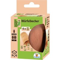 Natural Games Lederwürfelbecher mit 6 Würfeln von VEDES Großhandel GmbH - Ware