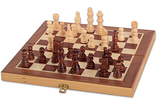 Natural Games Schachkassette dunkel 29x29cm, FSC von VEDES Großhandel GmbH - Ware
