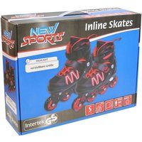 New Sports Inliner schwarz/rot ABEC 7, Größe 31-34 von VEDES Großhandel GmbH - Ware