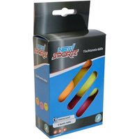 New Sports Tischtennis Bälle 6 Stück, 3 Stern, bunt von VEDES Großhandel GmbH - Ware