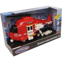 Speedzone Einsatz Hubschrauber Licht & Sound, Friktion, 1:16 von VEDES Großhandel GmbH - Ware