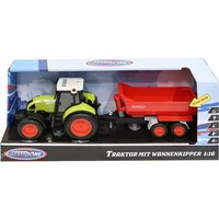 Speedzone Traktor mit Wannenkipper, Licht & Sound, Friktion von VEDES Großhandel GmbH - Ware