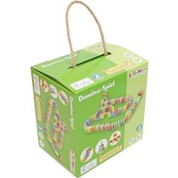 SpielMaus Holz Farbenfrohes Domino-Spiel, 100 Teile von VEDES Großhandel GmbH - Ware