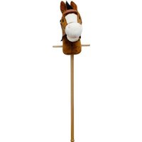 SpielMaus Holz Plüsch Steckenpferd mit Sound, braun, 98 cm von VEDES Großhandel GmbH - Ware