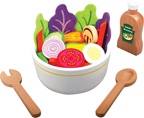 Spielmaus Küche Salat-Set aus Holz, 30 Teile von VEDES Großhandel GmbH - Ware