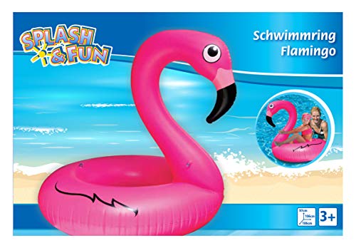 VEDES Großhandel GmbH - Ware 77502912 Splash & Fun Schwimmring Flamingo, 106x106x97cm von VEDES Großhandel GmbH - Ware