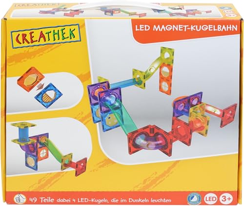 VEDES Großhandel GmbH - Ware Creathek LED Magnet Kugelbahn, 49 Teile VEDES Großhandel GmbH - Ware Creathek LED Magnet Kugelbahn, 49 Teile von VEDES Großhandel GmbH - Ware