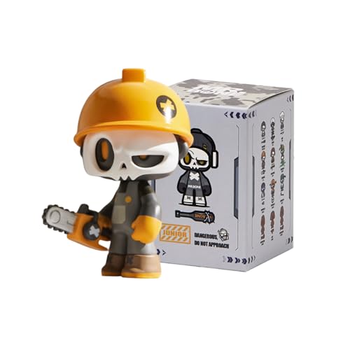 VEGAWIWI Anime Blind Box, 7 cm, niedliche Mr.Bone Junior-Serie, Blindbox für Schreibtisch-Ornament, PVC-Figur zum Sammeln für Geburtstagsgeschenke (1 Stück) von VEGAWIWI