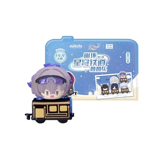 VEGAWIWI Anime Figur, niedliche Honkai Star Rail Offficial Anime Minifigur, sammelbare Kawaii PVC-Figur für Geburtstagsgeschenke (4 Stück) von VEGAWIWI
