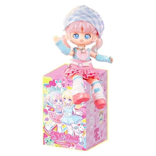 VEGAWIWI BJD Blind Box, 14 cm, niedliche Teennar-Campus-Idol Staffelserie 1/12 Ball Jointed Blind Box Puppe, Sammel-Actionfigur für Geburtstagsgeschenke (1 Stück) von VEGAWIWI