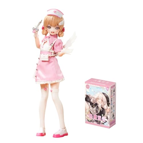 VEGAWIWI BJD Blindbox, 22 cm, niedliche leichte Alptraum-Zwillingsserie, Kugelgelenk-Puppe für Frauen, Fan-Favorit-Blindbox, Sammel-Actionfigur für Geburtstagsgeschenke (1 Stück) von VEGAWIWI