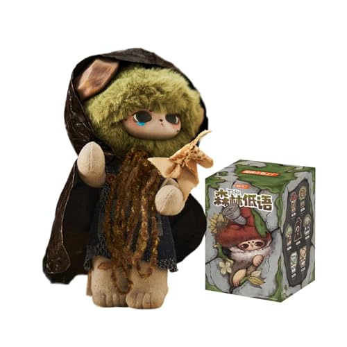 VEGAWIWI Plüsch-Blind-Box, 20cm niedlich Super Genki Fabrik weich gesüßt Boutique Plüsch-Blind-Box, sammelbare Plüschtiere für Geburtstagsgeschenke (Forest Whispers Series) von VEGAWIWI