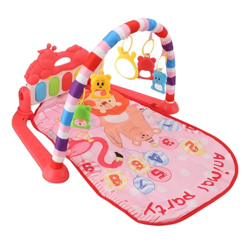Baby Piano Play Matte, Aktivitäts -Fitnessstudio, Einstellbares Musikspielzeug mit Abnehmbarem Fuß Klavier, Sensorische Entwicklungsmatte, 75 X 58 X 40 cm von VELATEMOR
