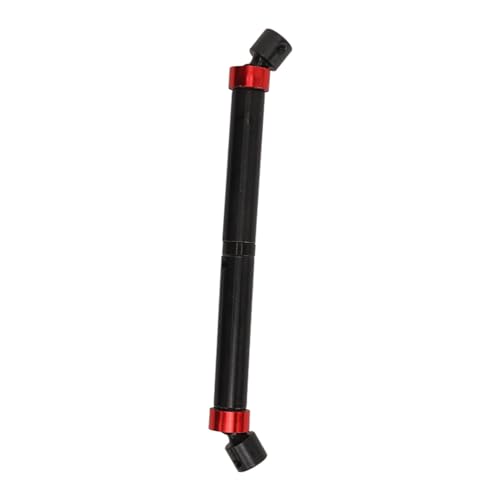 VELATEMOR Einstellbare Länge Stahl-RC-Antriebswelle, 143-220 Mm für 1/10 RC-Crawler, Effiziente Leistungsübertragung, Kompaktes und Leichtes Design (Black) von VELATEMOR
