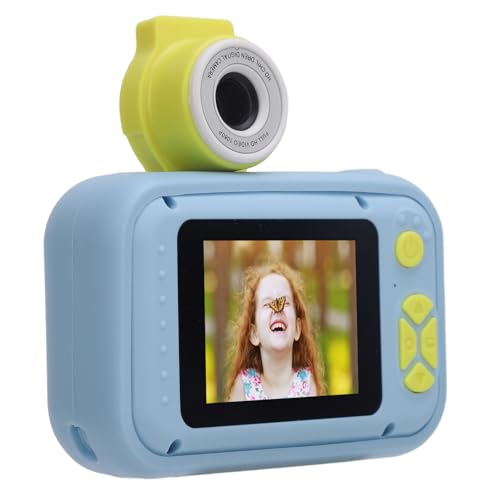 VELATEMOR Kamera für Kleinkind, HD Screen Mp3 Kinderkamera HD Pilater für Mädchen Im Freien für Mädchen (Blue) von VELATEMOR