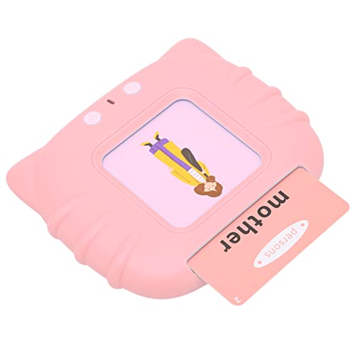 VELATEMOR Kleinkind -Flash -Karten Lernen Spielzeug, Vorschule FlashCard Toys 112 FlashCard Safe Interessant für Kleinkinder 2 Bis 4 Jahre (Rosig) von VELATEMOR